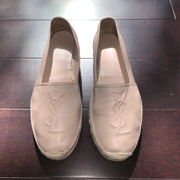 ysl pink espadrilles